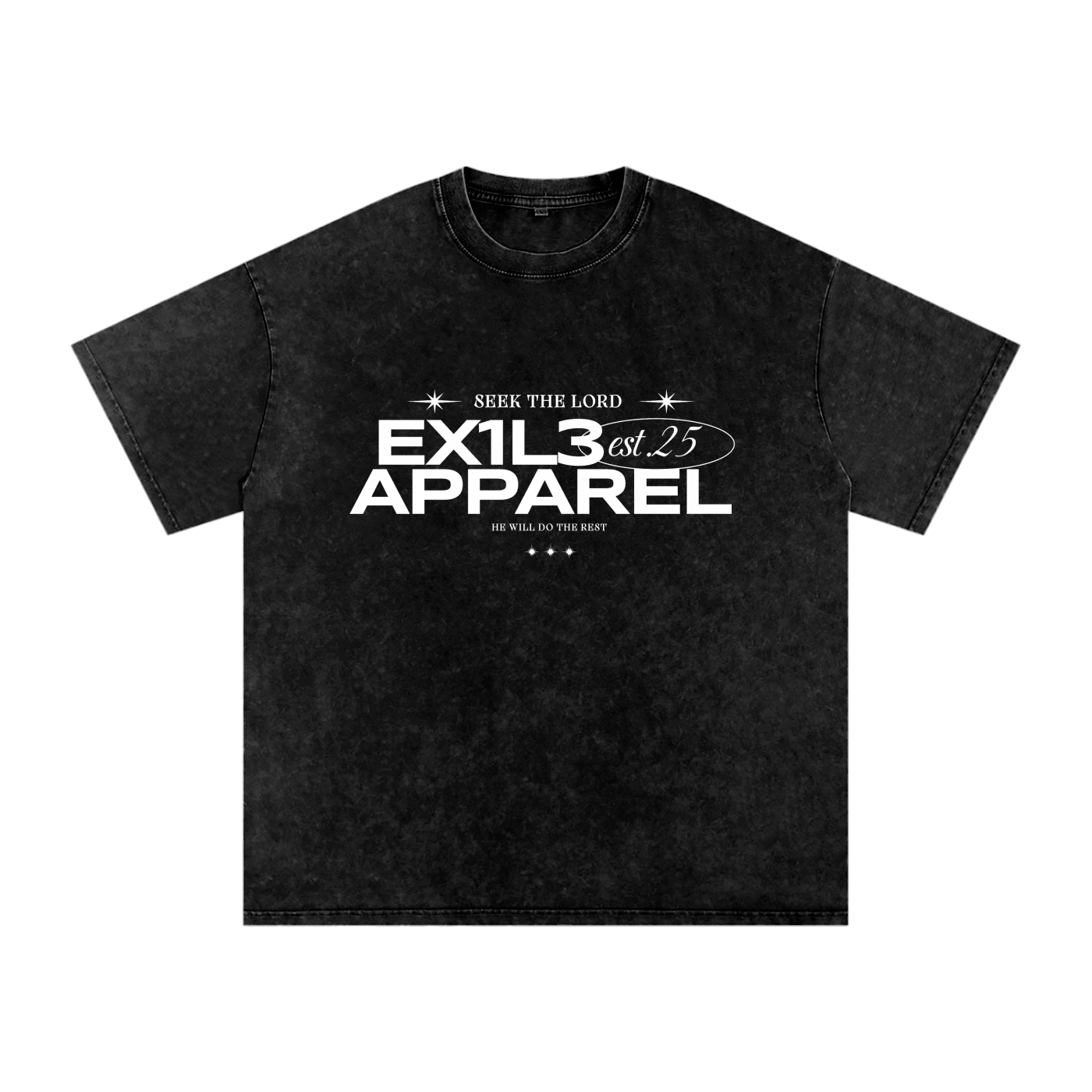 "Seek The Lord" Acid Wash Tee